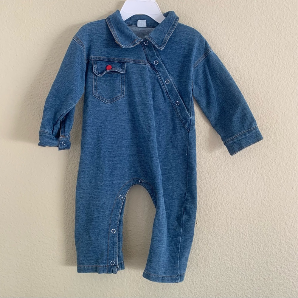 Blue Jean Baby Romper | 12-18months | EU size 80